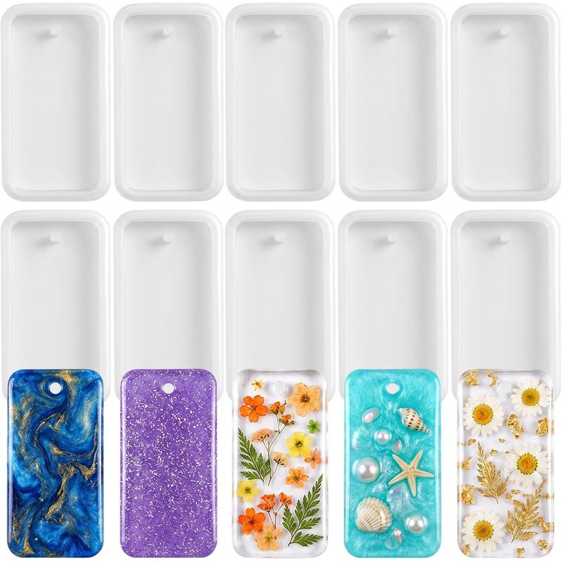10 stampi per la creazione di  - Silicone Epoxy Resin Molds Set recensione e prezzo