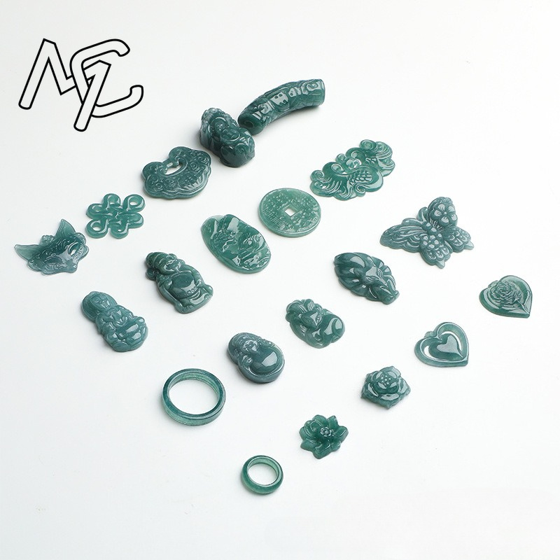 2 pezzi di giada naturale blu  - Beading recensione e prezzo