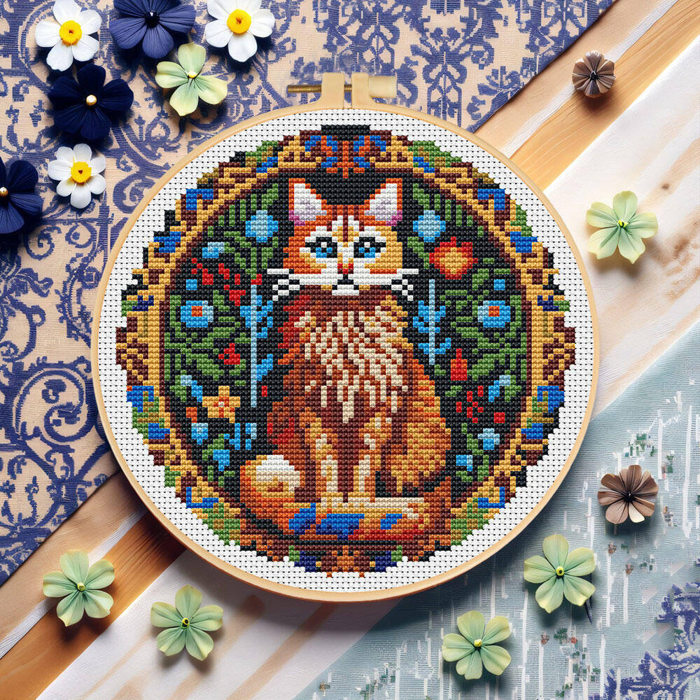 Fai da te punto croce gatto an - Cotton Embroidery Thread Skeins recensione e prezzo