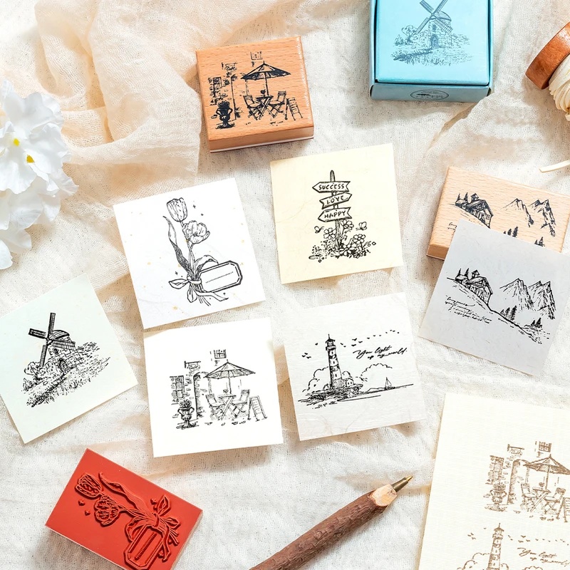 Timbri in legno e gomma in sti - Scrapbooking recensione e prezzo