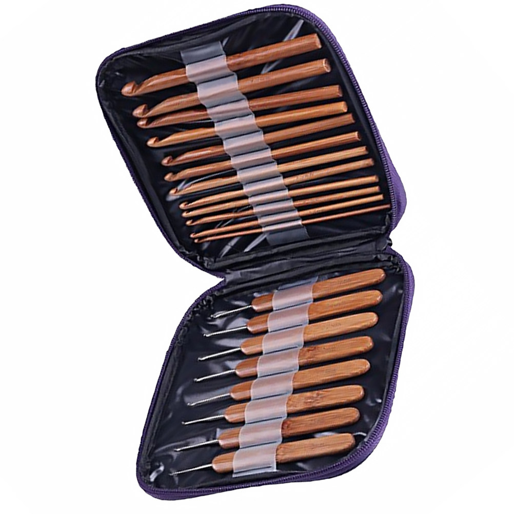 1 set di ferri da uncinetto in - Wooden Crochet Hooks Ergonomic Handle recensione e prezzo